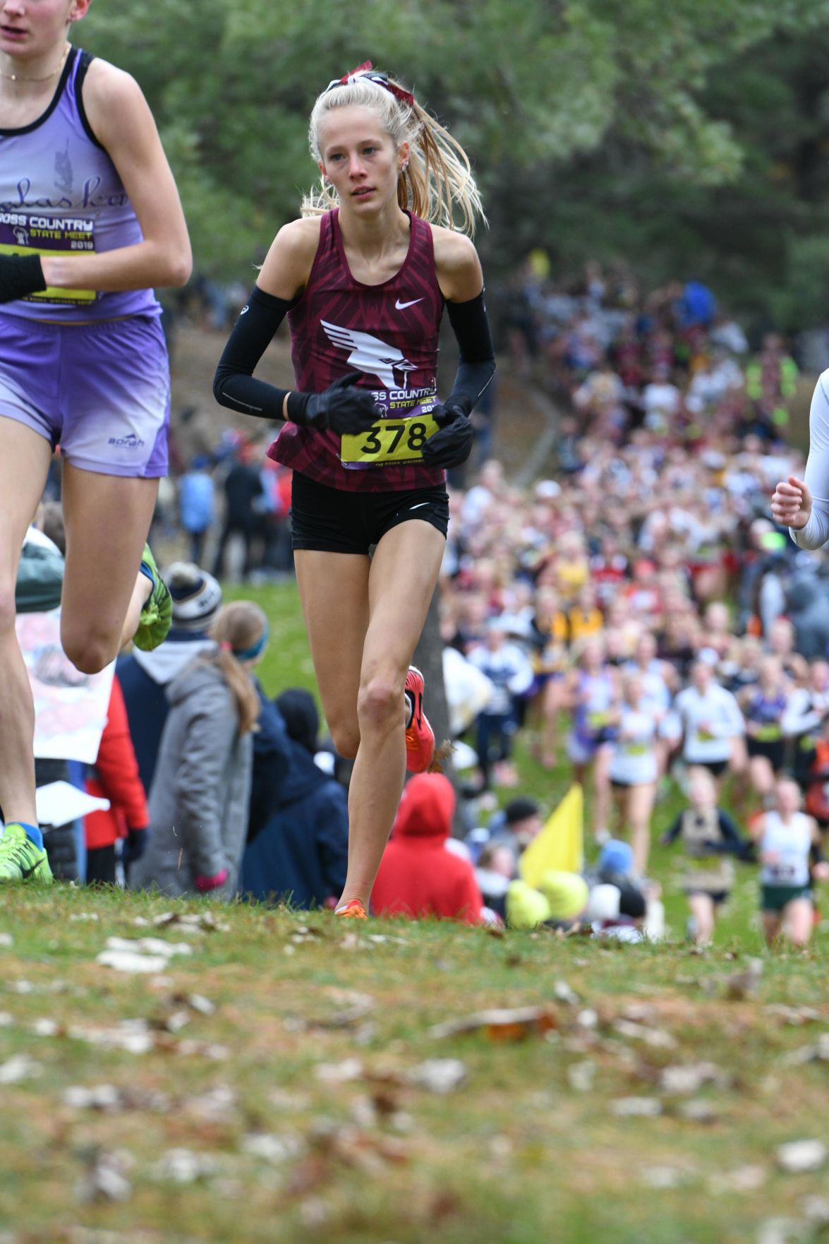 WIAA state cross country photo: Lauren Pansegrau, Middleton